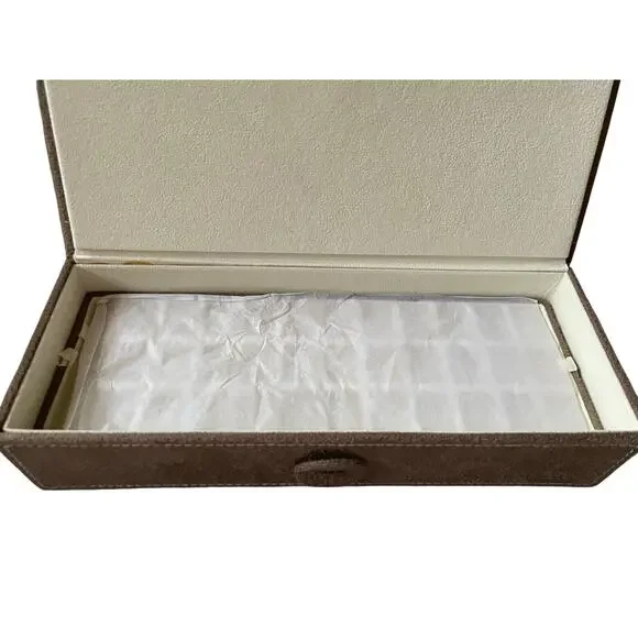 Pandora Jewelry Box Tan/Brown 3 Tier Charm/Bracelet Organizer case Retired - Picture 5 of 9